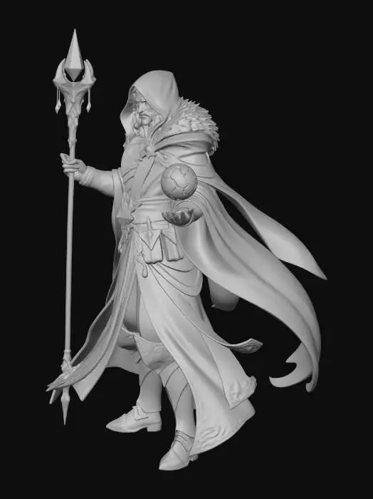 3D model for Wizard of the Crystal Realm