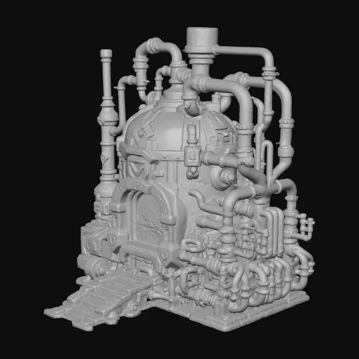 3D model for Steamworks Furnace