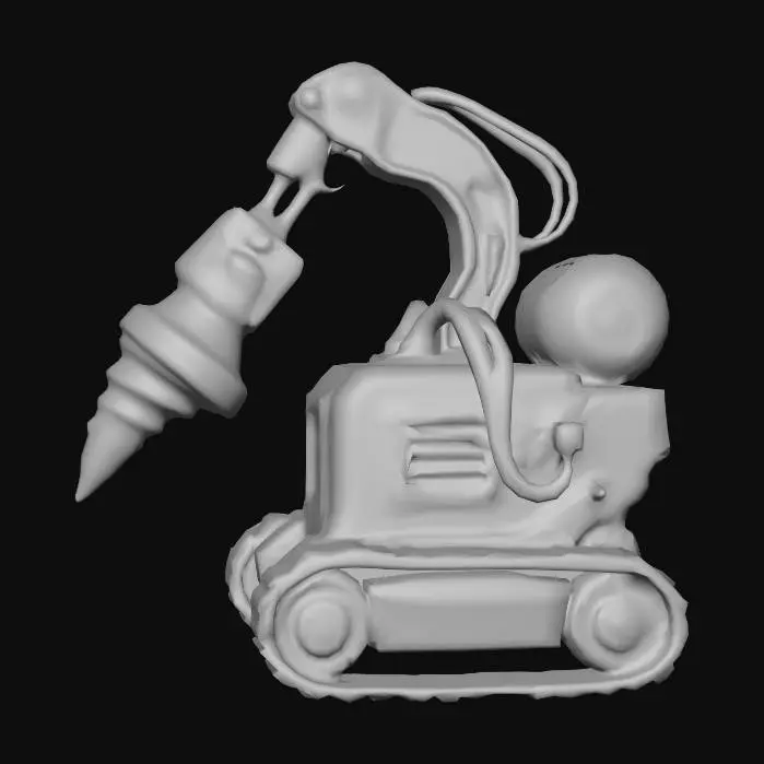 3D model for Rusty Excavabot