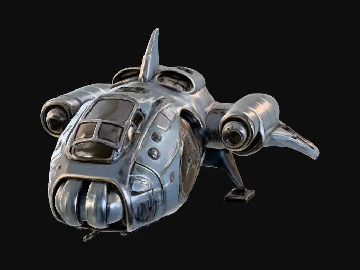 3D model for  Raumschiff. STAR Wars. Hard Surface. Style.fotorealistisch. high quality.