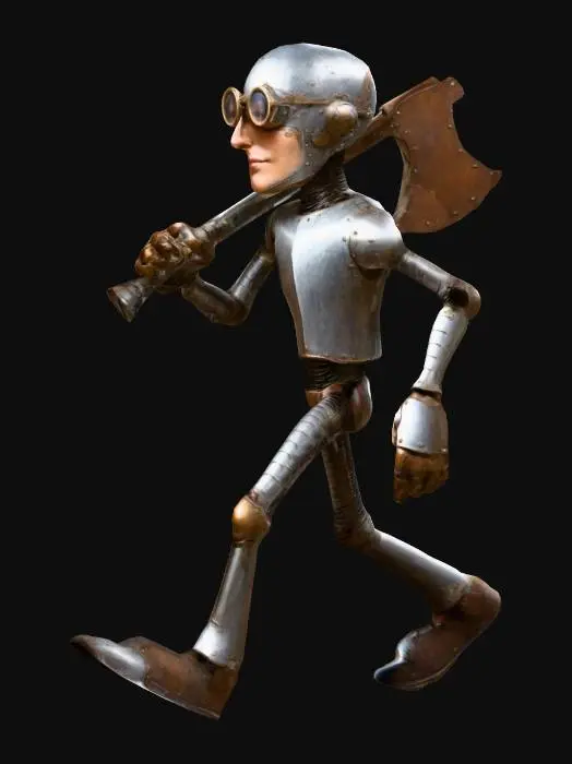 3D model for Axeman Automaton