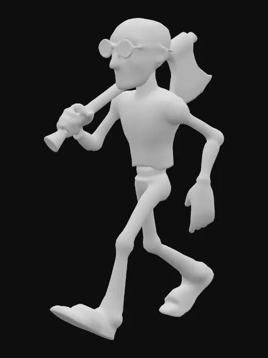 3D model for Axeman Automaton