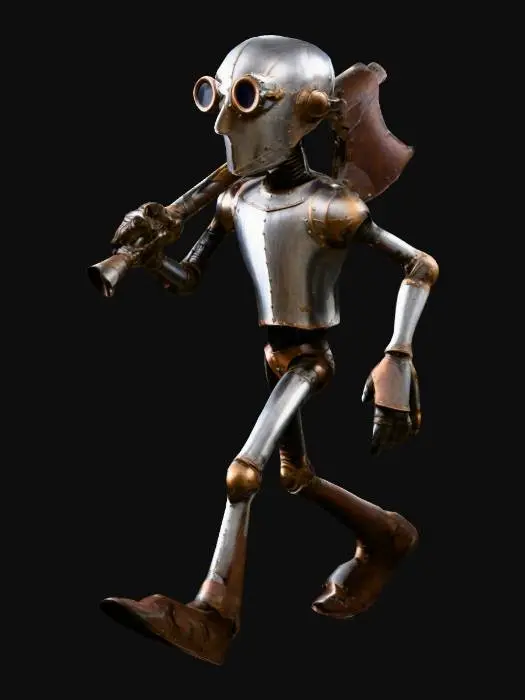 3D model for Axeman Automaton