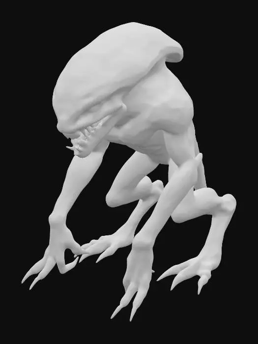 3D model for alien monster zyklop
