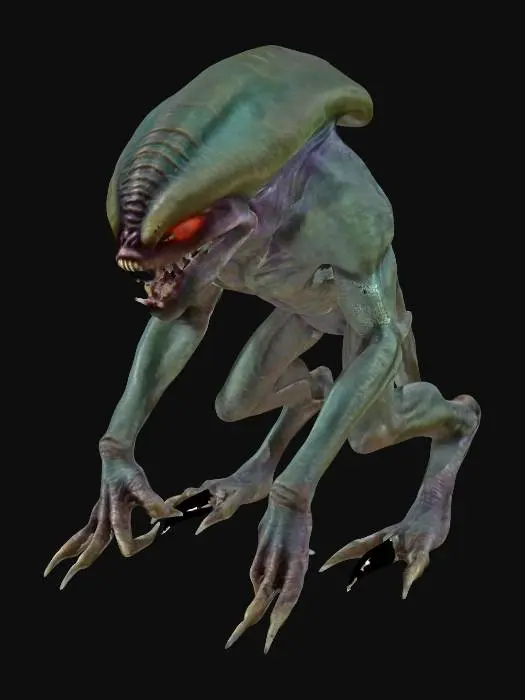 3D model for alien monster zyklop
