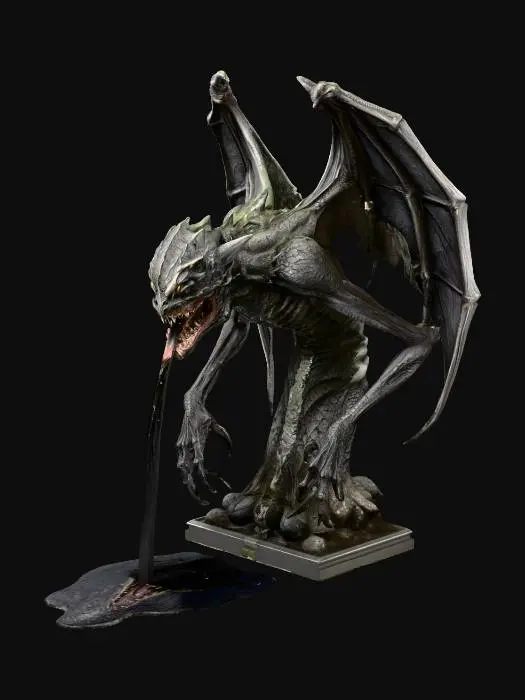 3D model for Wasserspeier im Stil von H.P.Lovecraft