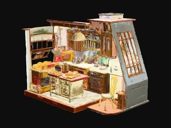 3D model for Miniature Morning Kitchen