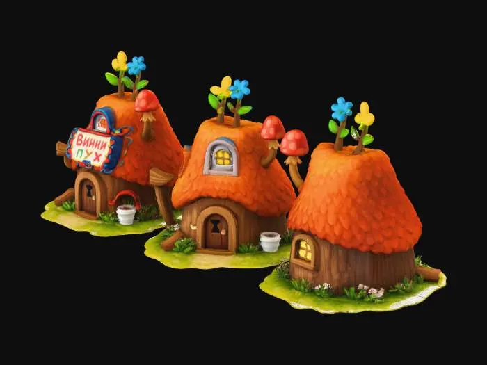 3D model for Дом Винни-Пуха