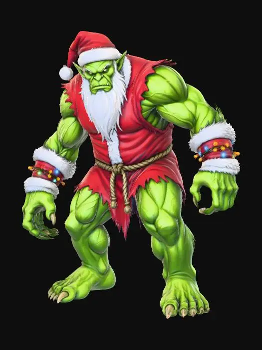 3D model for Santa Troll in the Forest