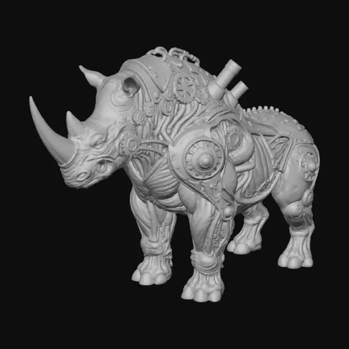3D model for Mecha Rhino
