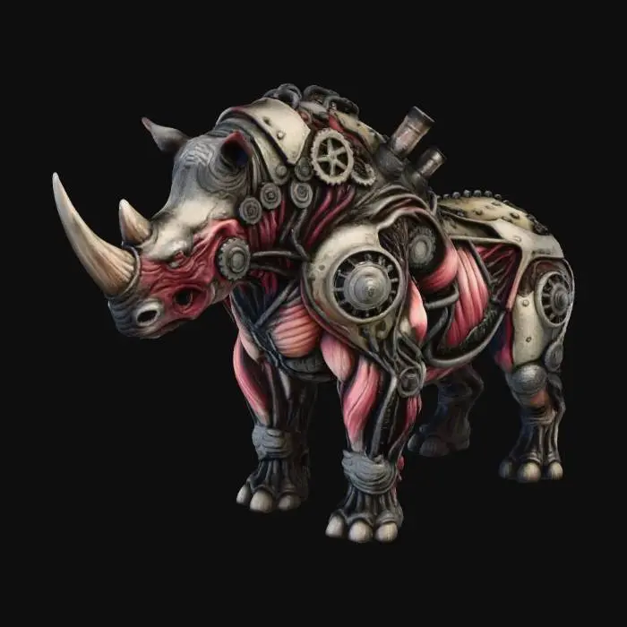 3D model for Mecha Rhino