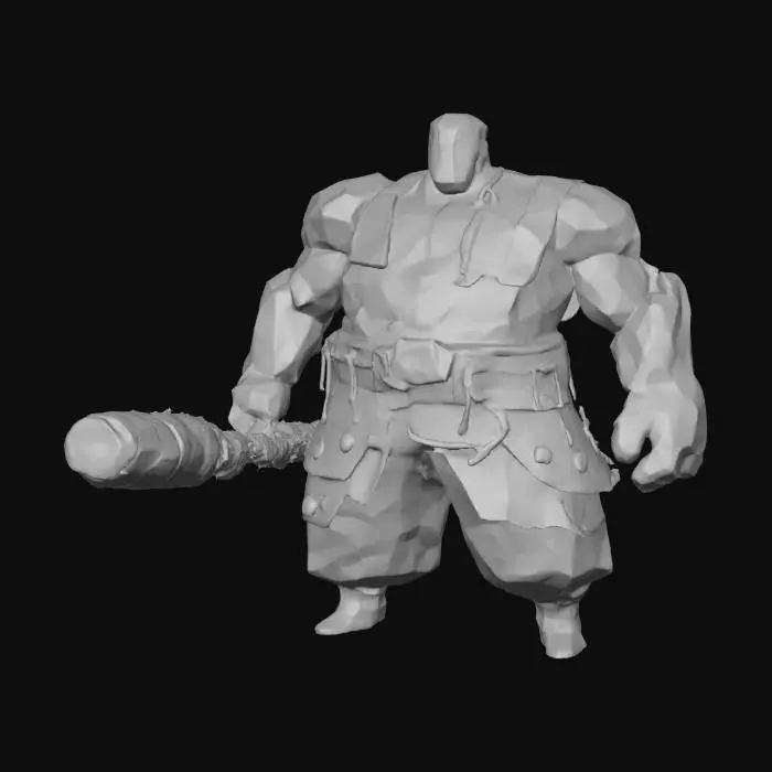 3D model for Stone Guardian