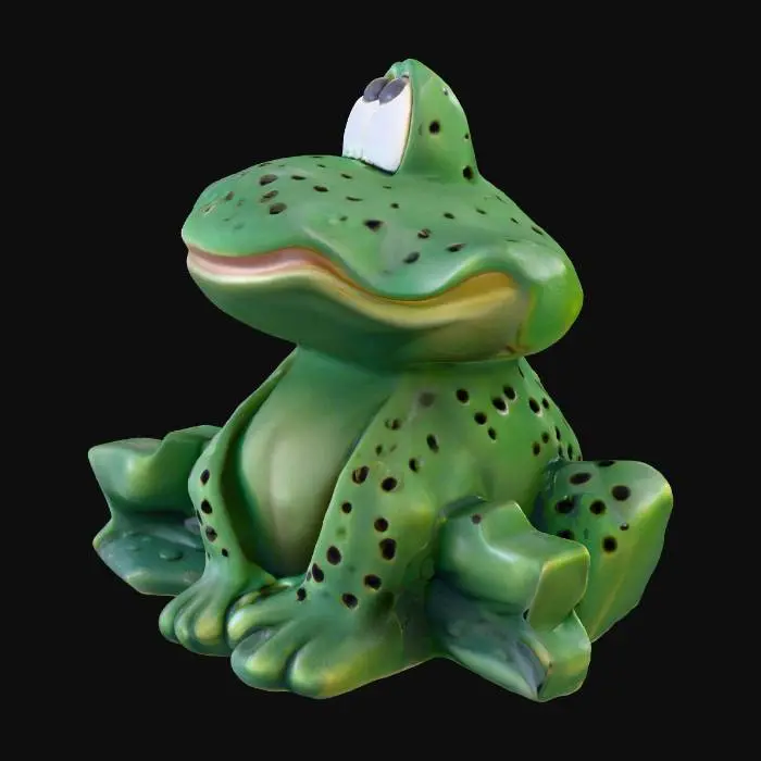 3D model for Friendly Frog Statue