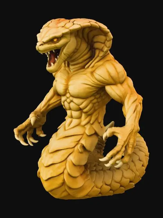 3D model for Sand Serpent Guardian