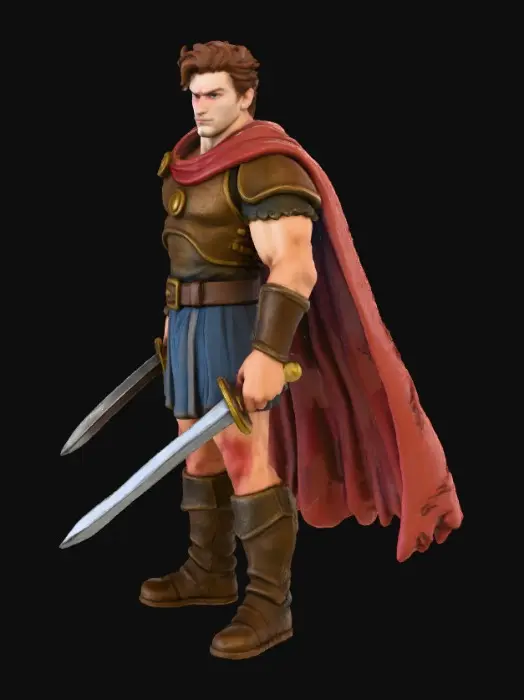 3D model for Warrior's Resolve