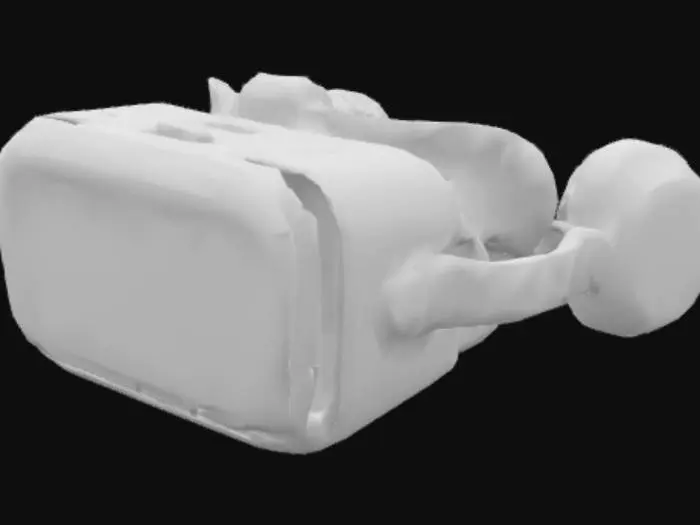 3D model for VR Headset on Star Pattern Blanket