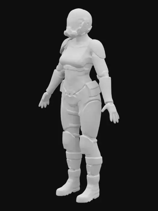 3D model for Cyber Women