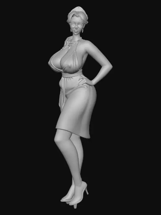 3D model for Haloed in Silver