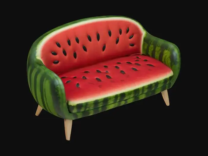 3D model for Watermelon Couch