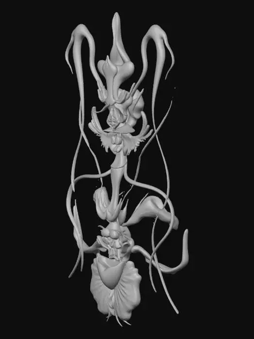 3D model for Floral Symmetry Fantasy