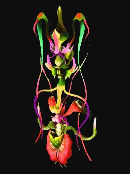 3D model for Floral Symmetry Fantasy