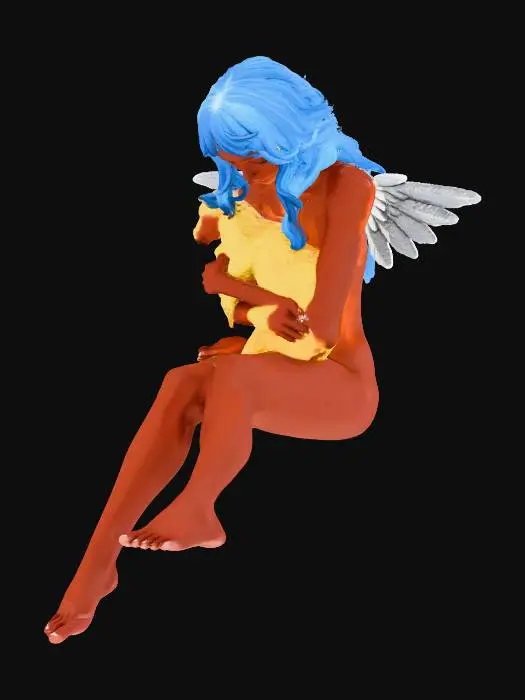 3D model for Angel and the Golden Lamb