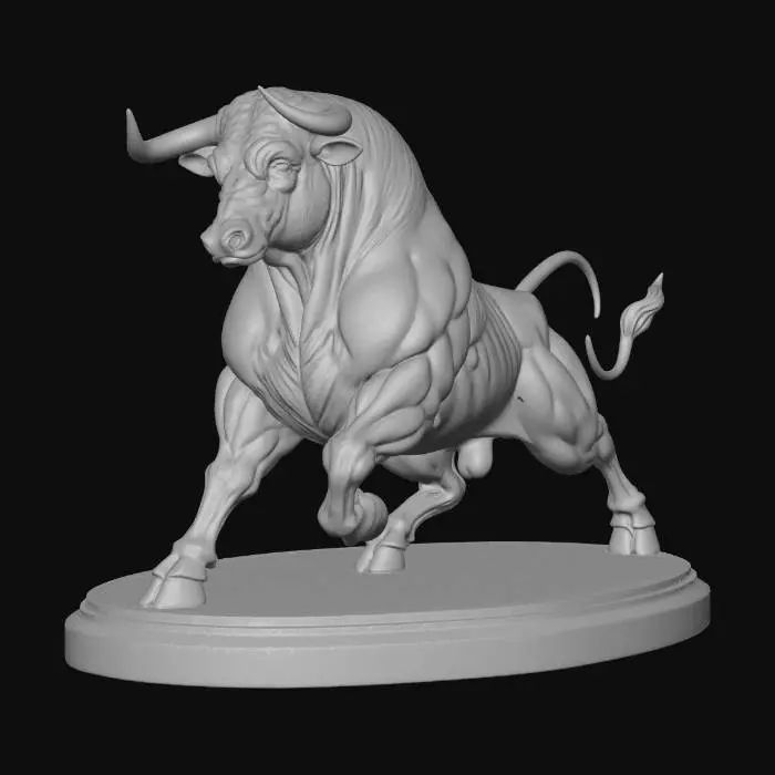 3D model for Musclebound Bull