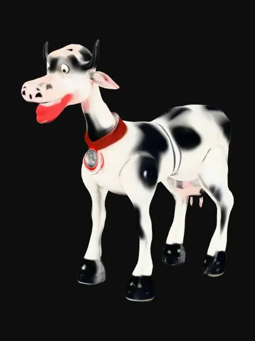 3D model for Cartoon Cow Toy