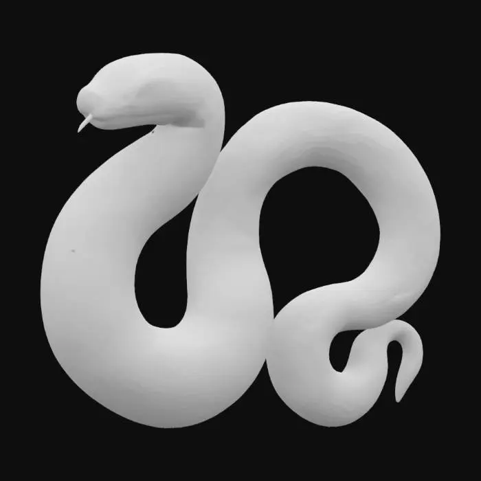 3D model for [Australia] Aboriginal Australian Dreamtime Rainbow Serpent, #AroundTheWorld#