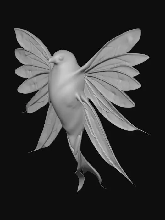 3D model for Prismatic Hummingbird