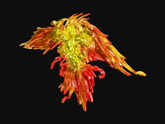 3D model for Blazing Phoenix