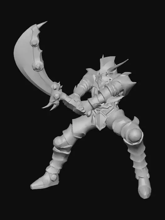 3D model for Moonblade Warlord