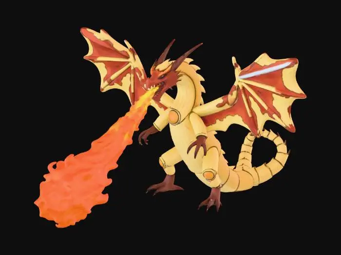 3D model for Dragon Canna