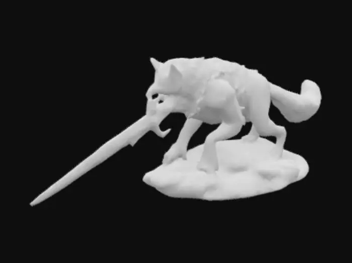 3D model for Guardian of the Blade