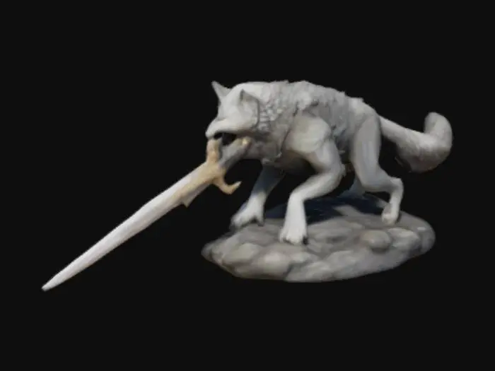3D model for Guardian of the Blade