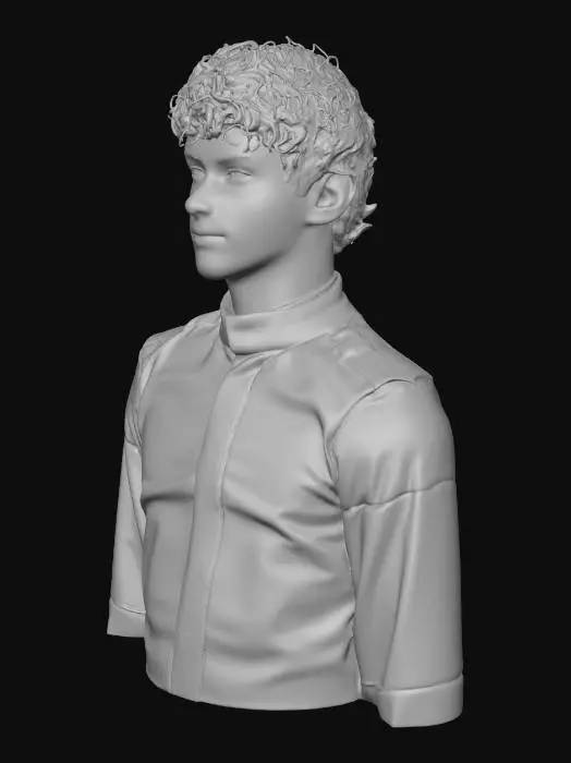 3D model for Petronas Racing Driver Portrait
