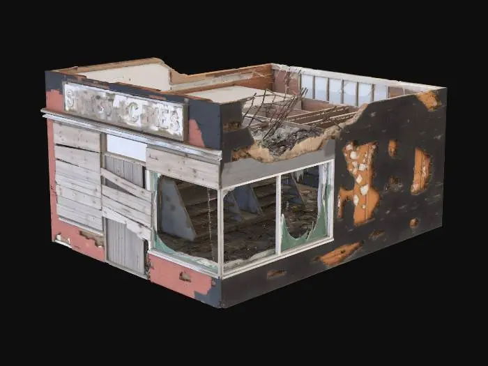 3D model for Abandoned Storefront