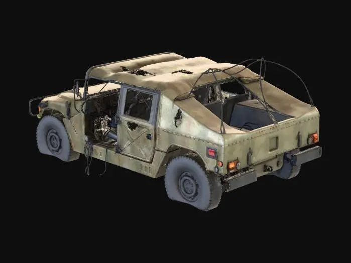 3D model for Deserted Hummer