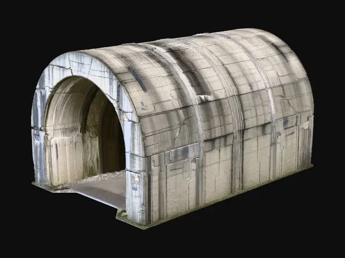 3D model for tunnel_entrance