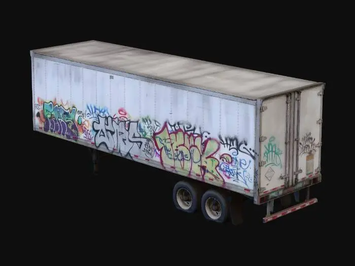 3D model for Graffiti Trailer