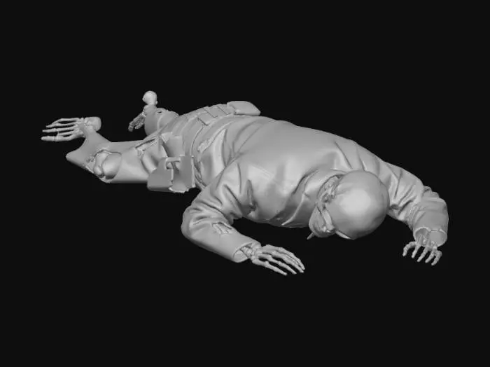 3D model for The Fallen Worker