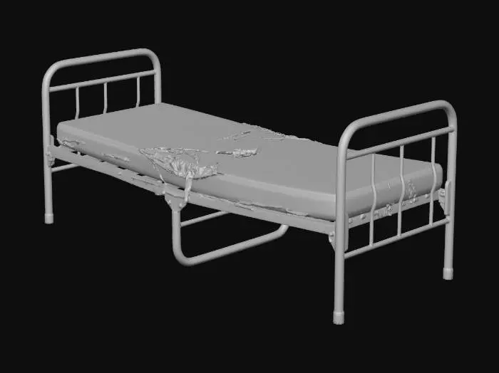 3D model for Rusted Metal Bed