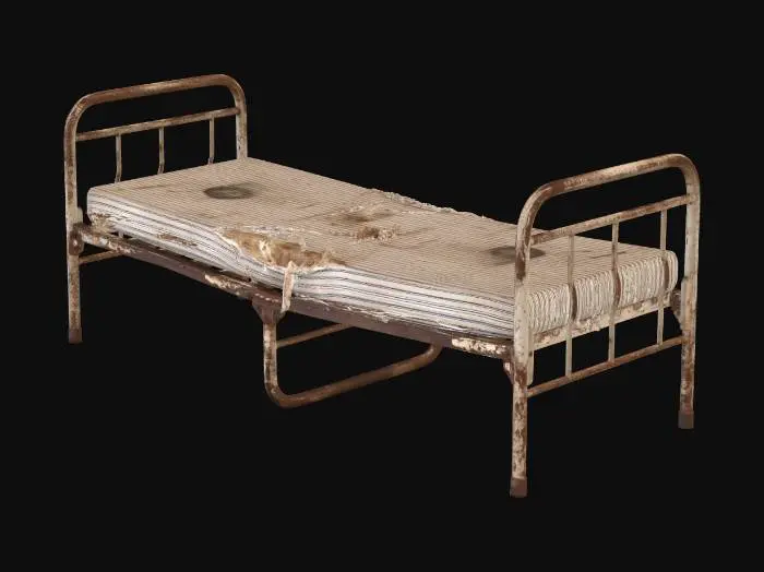 3D model for Rusted Metal Bed