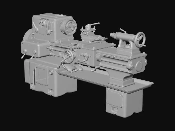 3D model for machine lathe