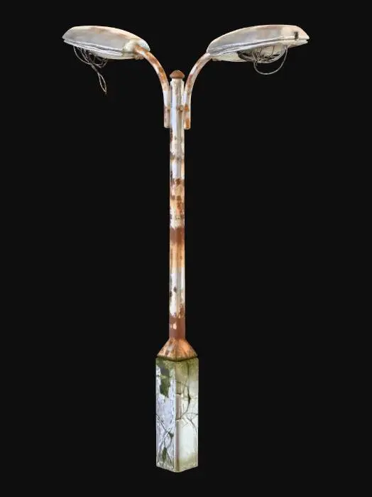 3D model for Weathered Lightpost