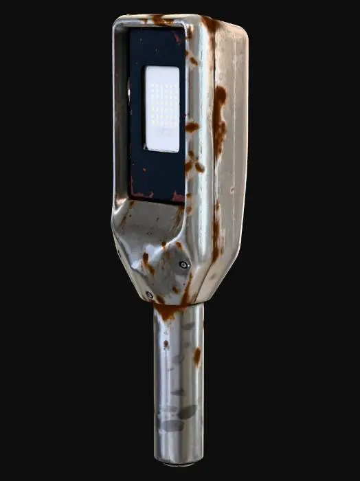 3D model for Rusty Lamp Post