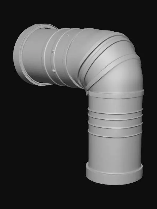 3D model for Rusted Duct Elbow