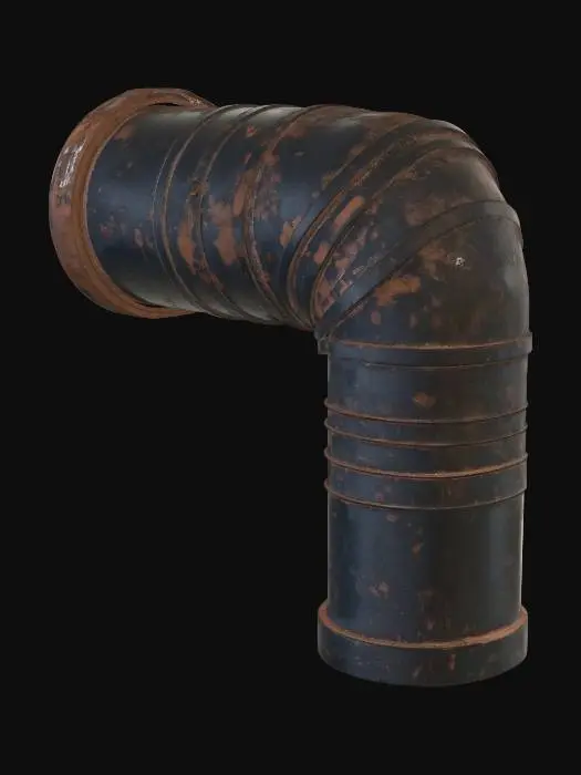 3D model for Rusted Duct Elbow