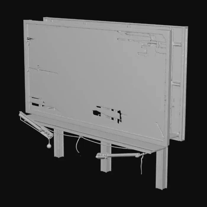 3D model for Big Beer Billboard at Sunset