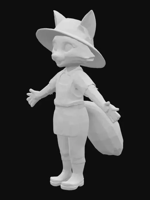 3D model for Gardener Fox